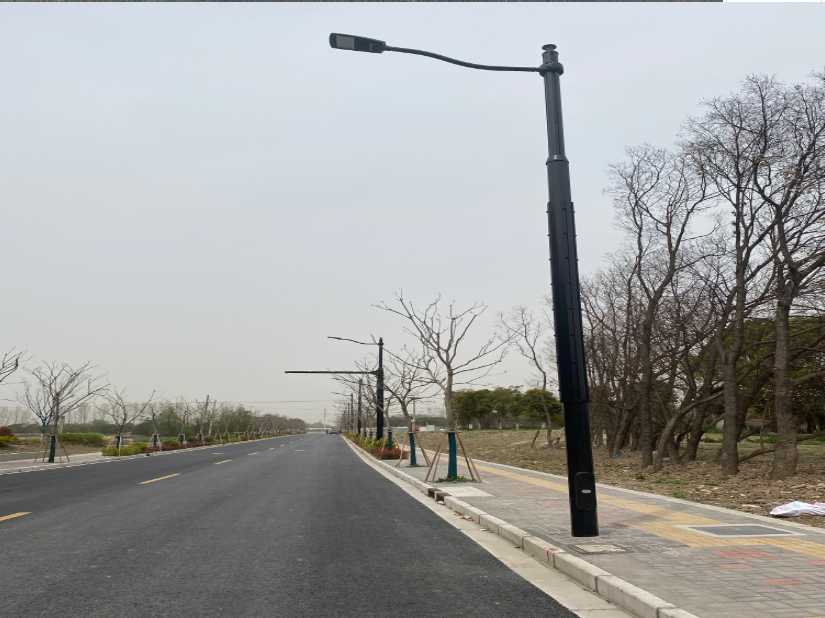 钢城区上海综合杆 太阳能路灯工程